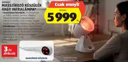 ALDI Ambiano Masszírozó készülék, infralámpa ajánlat