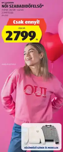 ALDI Up 2 Fashion Női szabadidőfelső ajánlat