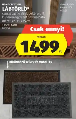 ALDI Home Creation Lábtörlő ajánlat