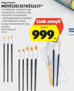 ALDI Home Creation Művészecsetkészlet ajánlat
