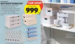 ALDI Home Creation Irattartó rendszer ajánlat