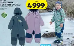 ALDI Lily&Dan Kisgyermek softshell overál ajánlat
