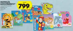 ALDI Matricás Kifestőkönyv ajánlat