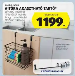 ALDI AJTÓRA AKASZTHATÓ TARTÓ ajánlat