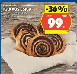 ALDI Kakaós csiga ajánlat