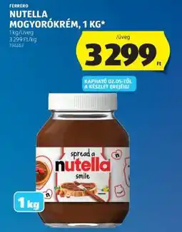 ALDI Nutella Mogyorókrém, 1 kg ajánlat
