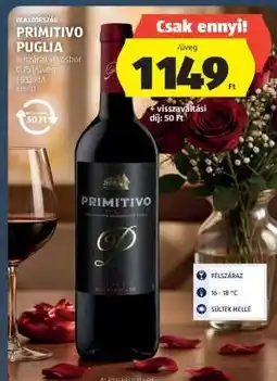 ALDI Primitivo Puglia ajánlat
