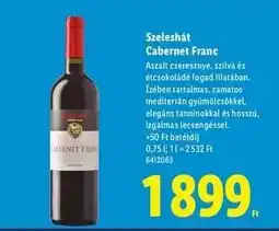 Lidl Szeleshát Cabernet Franc ajánlat