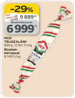 Auchan PICK Téliszalámi ajánlat