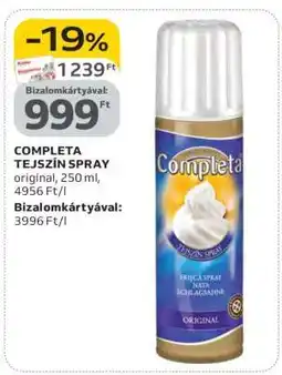 Auchan Completa Tejszín Spray ajánlat