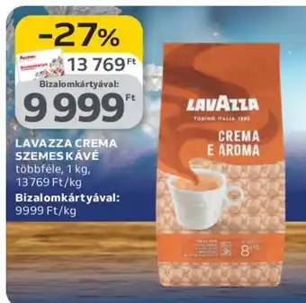 Auchan LAVAZZA CREMA SZEMES KÁVÉ ajánlat