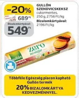 Auchan GULLON SZENDVICSKEKSZ ajánlat