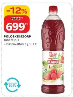 Auchan PÖLÖSKEI﻿﻿ Szörp ajánlat