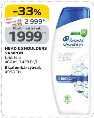 Auchan HEAD & SHOULDERS Sampon ajánlat
