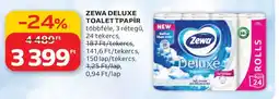 Auchan Zewa Deluxe toalettpapír ajánlat