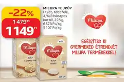 Auchan MILUPA Tejpép ajánlat