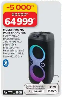 Auchan MUSE M-1937DJ PARTYHANGFAL ajánlat