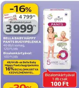 Auchan BELLA BABY HAPPY PANTS BUGYIPELENKA ajánlat