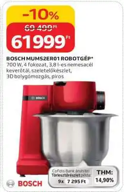 Auchan BOSCH MUMS2ER01 ROBOTGÉP ajánlat