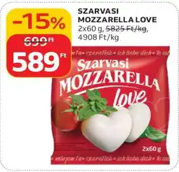 Auchan Szarvasi Mozzarella Love ajánlat