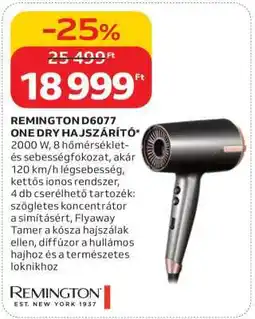 Auchan REMINGTON D6077 ONE DRY HAJSZÁRÍTÓ ajánlat