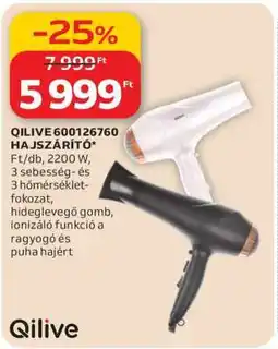 Auchan QILIVE 600126760 HAJSZÁRÍTÓ ajánlat