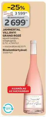 Auchan Jammertal Villányi Grand Rozé ajánlat