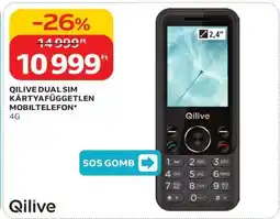 Auchan QILIVE DUAL SIM KÁRTYAFÜGGETLEN MOBILTELEFON ajánlat