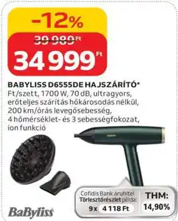 Auchan BABYLISS D6555DE HAJSZÁRÍTÓ ajánlat