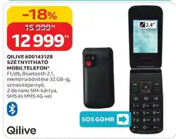 Auchan QILIVE 600143128 SZÉTNYITHATÓ MOBILTELEFON ajánlat