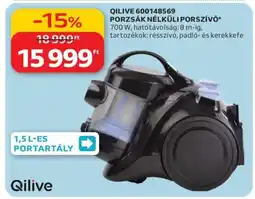 Auchan QILIVE 600148569 Porzsák Nélküli Porszívó ajánlat
