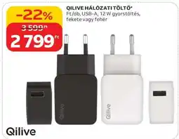 Auchan Qilive hálózati töltő ajánlat