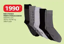 Auchan INEXTENSO FÉRFI 5 PÁRAS ZOKNI ajánlat