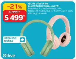 Auchan QILIVE Q1994 Kids Bluetooth Fejhallgató ajánlat