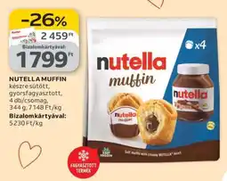 Auchan Nutella muffin ajánlat