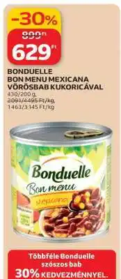 Auchan BONDUELLE BON MENU MEXICANA VÖRÖSBAB KUKORICÁVAL ajánlat