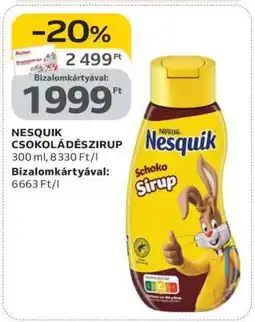 Auchan Nesquik Csokoládészirup ajánlat