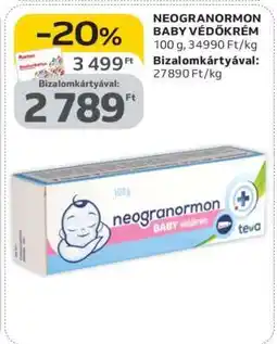 Auchan Neogranormon baby védőkrém ajánlat