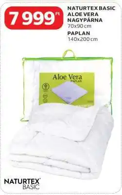 Auchan NATURTEX BASIC ALOE VERA NAGYPÁRNA ajánlat