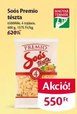 EcoFamily SOÓS PREMIO TÉSZTA ajánlat