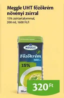 EcoFamily Meggle UHT főzőkrém növényi zsírral ajánlat