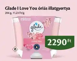EcoFamily Glade I Love You óriás illatgyertya ajánlat