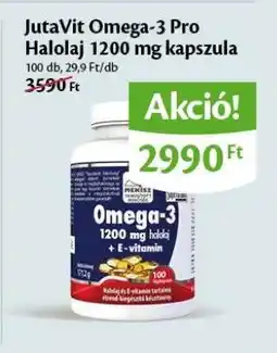 EcoFamily JutaVit Omega-3 Pro Halolaj 1200 mg kapszula ajánlat