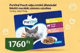 EcoFamily PreVital Pouch teljes értékű állateledel felnőtt macskák számára szószban ajánlat