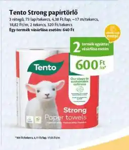 EcoFamily Tento Strong papírtörlő ajánlat