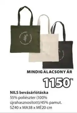 JYSK NILS bevásárlótáska ajánlat