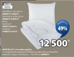 JYSK VEOFJELLET 4-évszakos paplan ajánlat