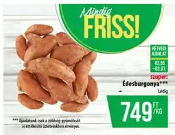 Coop Édesburgonya ajánlat