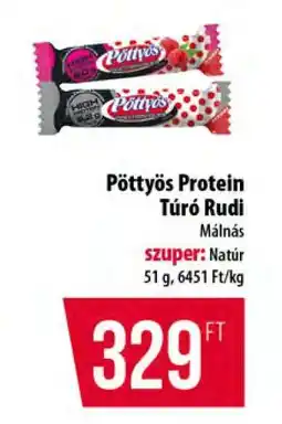 Coop Pöttyös Protein Túró Rudi ajánlat