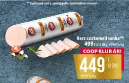 Coop HERZ CSIRKEMELL SONKA ajánlat